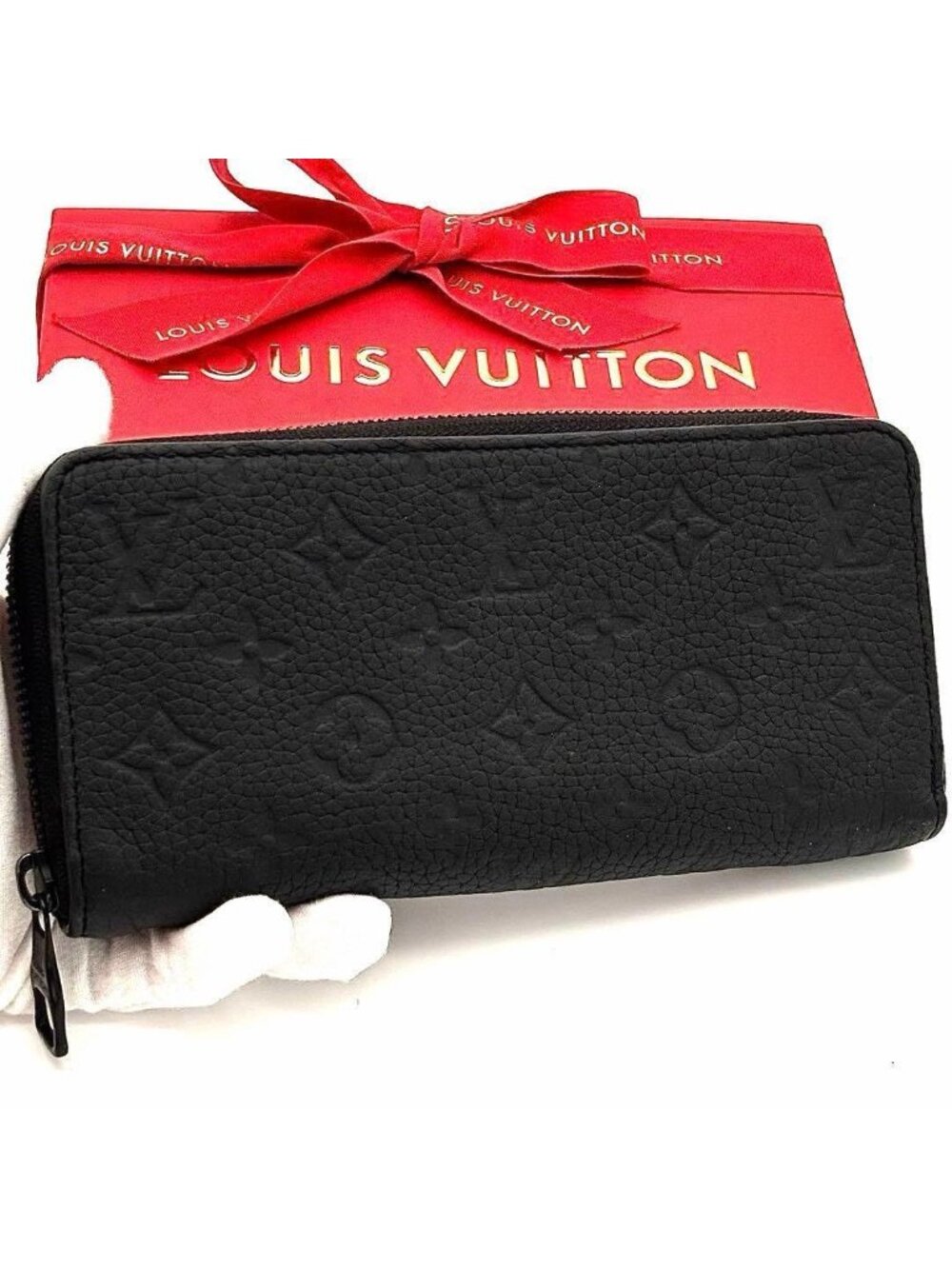 Louis Vuitton Wallet Zippy Horizontal Black